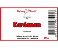 Kardamom - 100% přírodní silice - esenciální (éterický) olej 10 ml