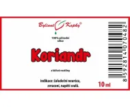 Koriandr - 100% přírodní silice - esenciální (éterický) olej 10 ml