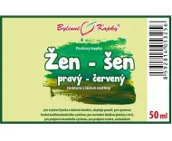 Žen-šen (žen šen, ženšen) pravý červený - bylinné kapky (tinktura) 50 ml