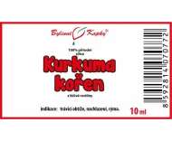 Kurkuma (kurkumovník) kořen - 100 % přírodní silice - esenciální (éterický) olej 10 ml