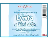 Lymfa a žilní oběh (otoky) - masážní olej celotělový 100ml