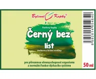 Černý bez list - bylinné kapky (tinktura) 50 ml