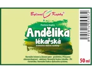 Andělika (angelika, děhel) lékařská - bylinné kapky (tinktura) 50 ml