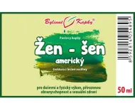 Žen-šen (žen šen, ženšen) americký - bylinné kapky (tinktura) 50 ml