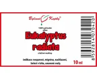 Eukalyptus radiata - 100 % přírodní silice - esenciální (éterický) olej 10 ml