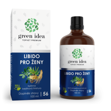 Green Idea (Topvet) - Libido pro ženy - bezlihová tinktura 100 ml