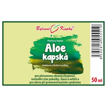 Aloe kapská - Pavlovy bylinné kapky (tinktura) 50 ml