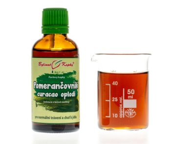 Pomerančovník curacao oplodí - bylinné kapky (tinktura) 50 ml