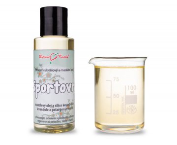 Sportovní masáž - masážní olej celotělový 100ml