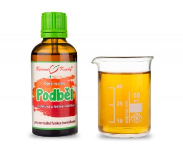 Podběl - kapky Duše rostlin (tinktura) 50 ml