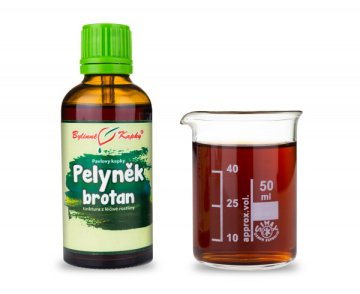 Pelyněk brotan - bylinné kapky (tinktura) 50 ml