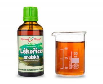 Lékořice uralská (TCM) - bylinné kapky (tinktura) 50 ml