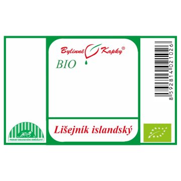 Lišejník islandský (pukléřka) BIO - bylinné kapky (tinktura) 50 ml