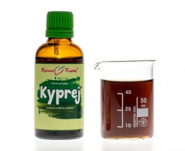 Kyprej vrbice - bylinné kapky (tinktura) 50 ml