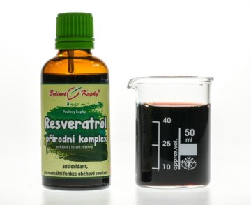 Resveratrol - bylinné kapky (tinktura) 50 ml