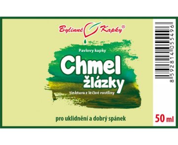 Chmel žlázky - Pavlovy bylinné kapky (tinktura) 50 ml