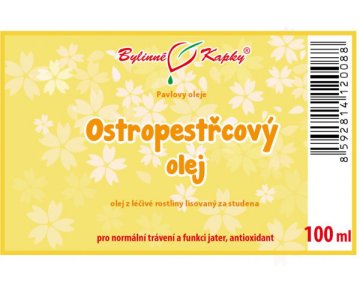 Ostropestřcový (ostropestřec) olej 100 ml - přírodní za studena lisovaný panenský extra