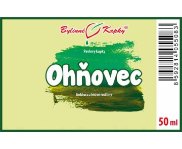 Ohňovec - bylinné kapky (tinktura) 50 ml