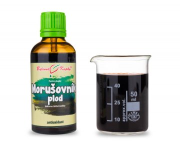 Morušovník (moruše) plod - bylinné kapky (tinktura) 50 ml