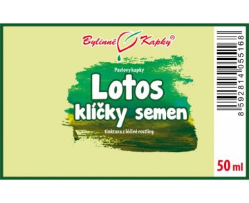 Lotos klíčky semen (TCM) - bylinné kapky (tinktura) 50 ml