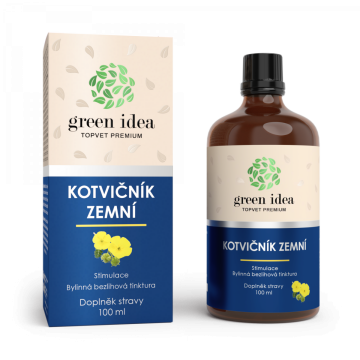 Green Idea (Topvet) - Kotvičník zemní - bezlihová tinktura 100 ml