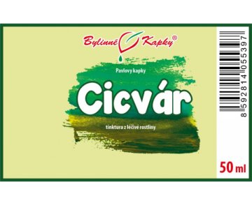 Cicvár (kurkuma citvárová, bílá kurkuma) - Pavlovy bylinné kapky (tinktura) 50 ml