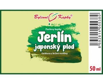 Jerlín japonský plod (Sophora - přírodní rutin) - Pavlovy bylinné kapky (tinktura) 50 ml