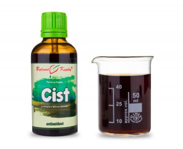 Cist (růže cistová - skalní) - bylinné kapky (tinktura) 50 ml