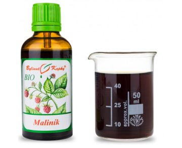 Maliník BIO - bylinné kapky (tinktura) 50 ml