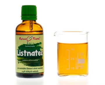 Listnatec - bylinné kapky (tinktura) 50 ml