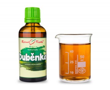 Hálka dubová (hálka na dubu, duběnka) - bylinné kapky (tinktura) 50 ml