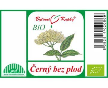 Černý bez plod BIO - bylinné kapky (tinktura) 50 ml