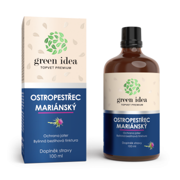 Green Idea (Topvet) - Ostropestřec - bezlihová tinktura 100 ml