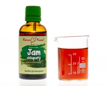 Jam (yam-smldinec) chlupatý (Dioscorea villosa) - bylinné kapky (tinktura) 50 ml