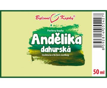 Andělika dahurská (angelika, děhel dahurský) (TCM) - Pavlovy bylinné kapky (tinktura) 50 ml