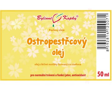 Ostropestřcový (ostropestřec) olej 50 ml - přírodní za studena lisovaný panenský extra