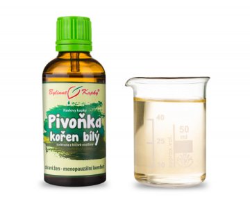 Pivoňka bělokvětá kořen bílý (TCM) - bylinné kapky (tinktura) 50 ml