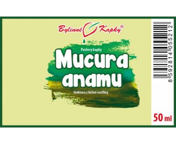 Mucura / anamu - bylinné kapky (tinktura)  50 ml