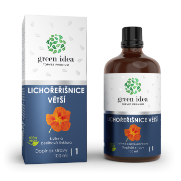 Green Idea (Topvet) - Lichořeřišnice - bezlihová tinktura 100 ml