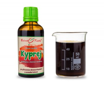 Kyprej vrbice - kapky Duše rostlin (tinktura) 50 ml